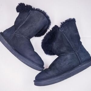 🌸UGG | Black Sherpa Lined‎ Boots 8